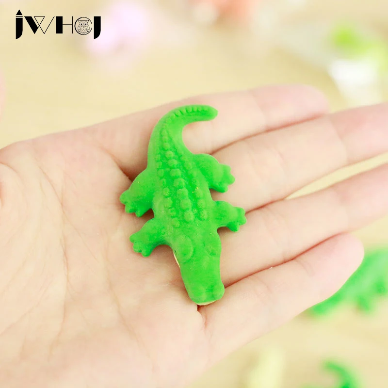 2 шт. JWHCJ Новинка 3D Зверь Форма резиновый ластик kawaii канцелярские принадлежности Школьные принадлежности papelaria Подарочная игрушка для детей пенис ластик