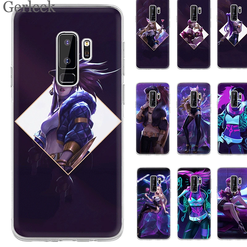 Чехол для мобильного телефона Desxz League Of Legends Akali Samsung Galaxy A10 A30 A40 A50 A70 A3 A5 A6 A8 Plus