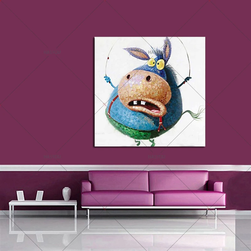 Новое поступление забавное животное со скакалкой скакалка Ослик картина маслом