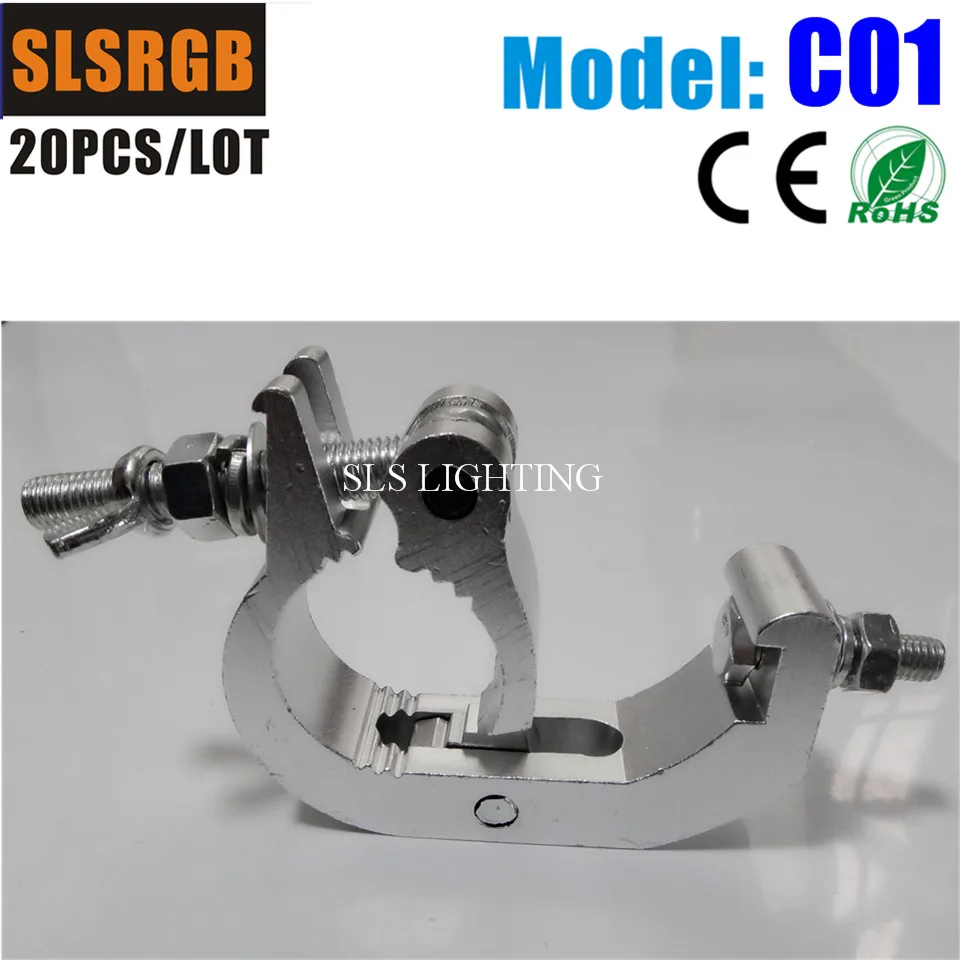 

20PCS/LOT Heavy Duty Dual Swivel clamp for stage lighting use SLS-C01 CLAMP - DJ & Stage lighting clamps