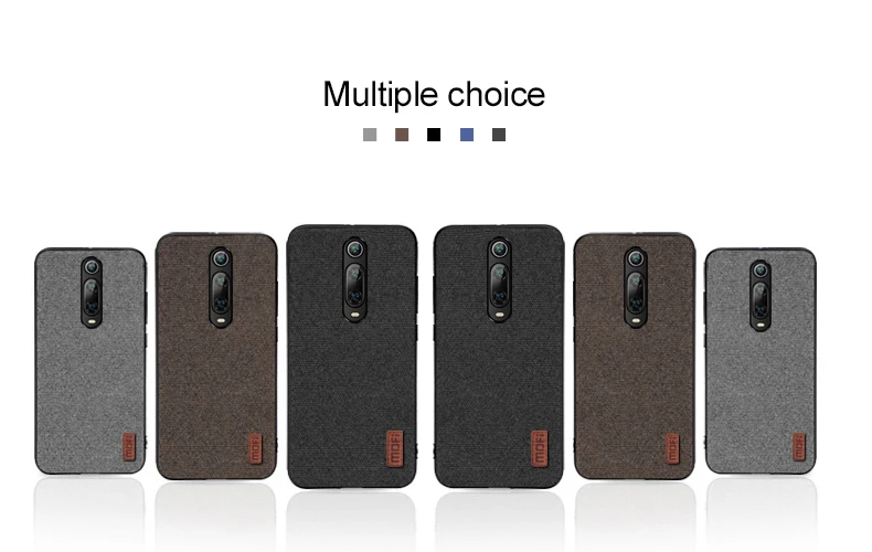 Для Xiaomi mi 9T Pro Чехол защитный тканевый силиконовый чехол для задней панели capas MOFi global mi 9T деловой чехол