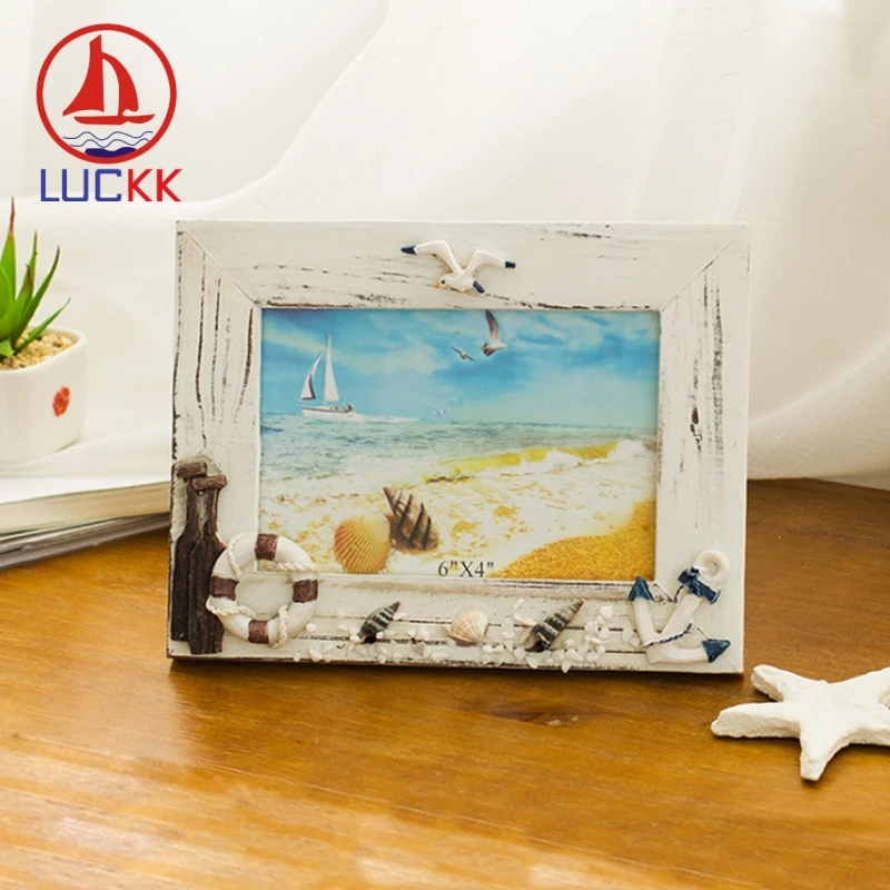 Деревянная фоторамка LUCKK 12*16 ручной работы в стиле ретро скандинавский домашний