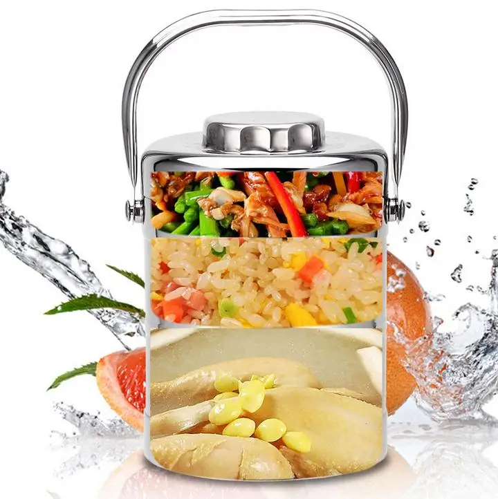 Нержавеющая сталь термос Bento Коробки для обедов для детей термоконтейнер для пищевых продуктов Еда термос переносной японский Изолированная коробка для еды