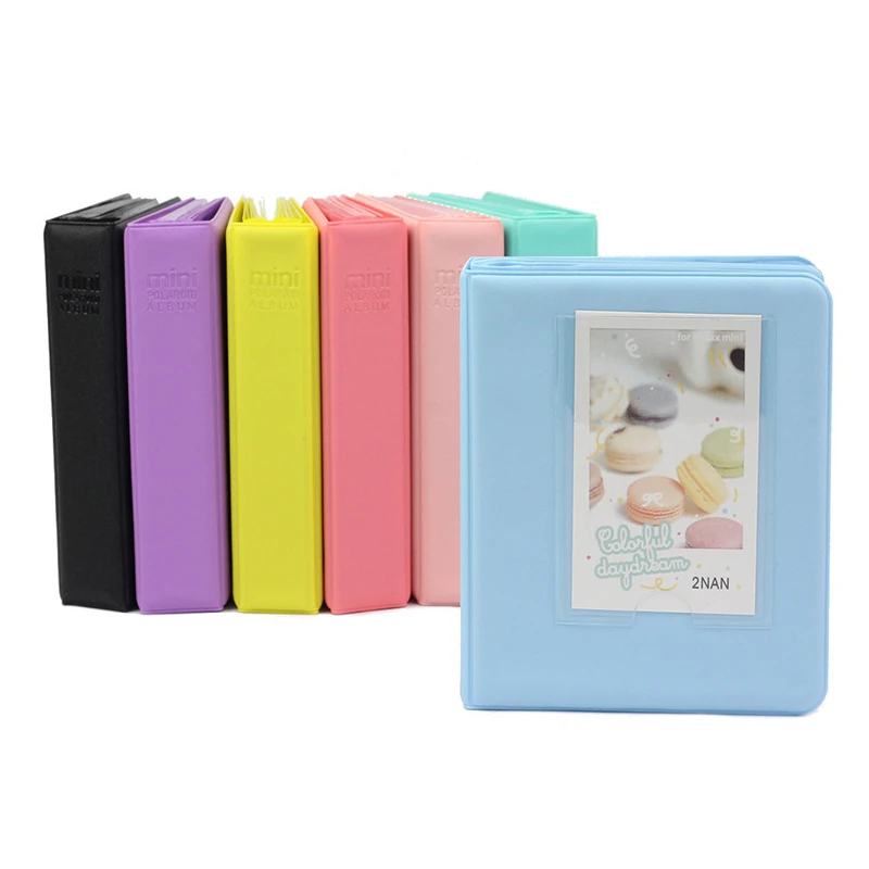 Новинка 64 кармана 3 дюймовый универсальный фотоальбом для Fujifilm Instax Mini 8 7s 70 25 90