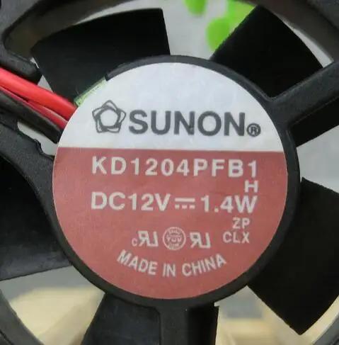 PRPKDFAN 4 см 12V1. Вт KD1204PFB1 40*40*10 2 провода большой вентилятор ветра|4 cm fan|4 wire fanfan |