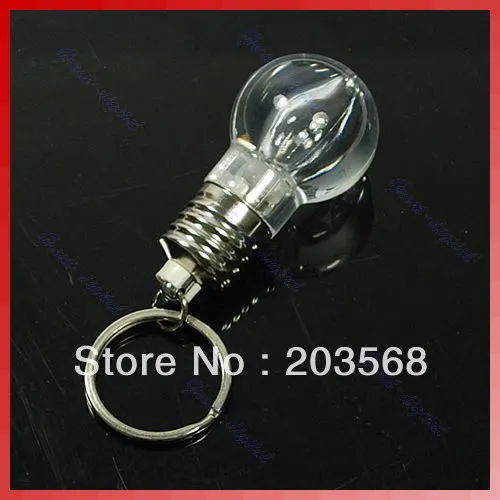 Светодиодный фонарик лампочка брелок лампа факел подарок | Украшения и