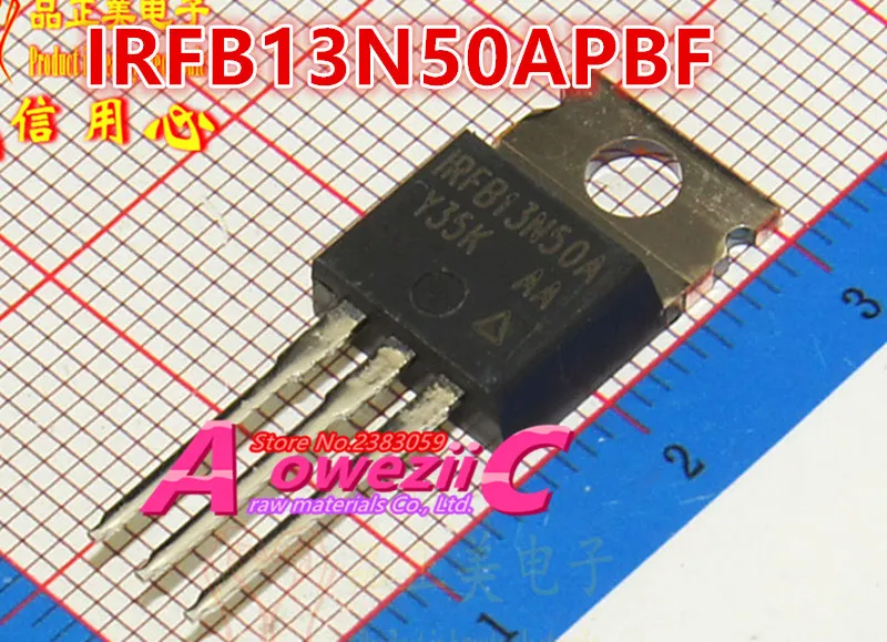 Aoweziic 2017 + 100 новый импортный оригинальный транзистор с полевым эффектом IRFB13N50APBF