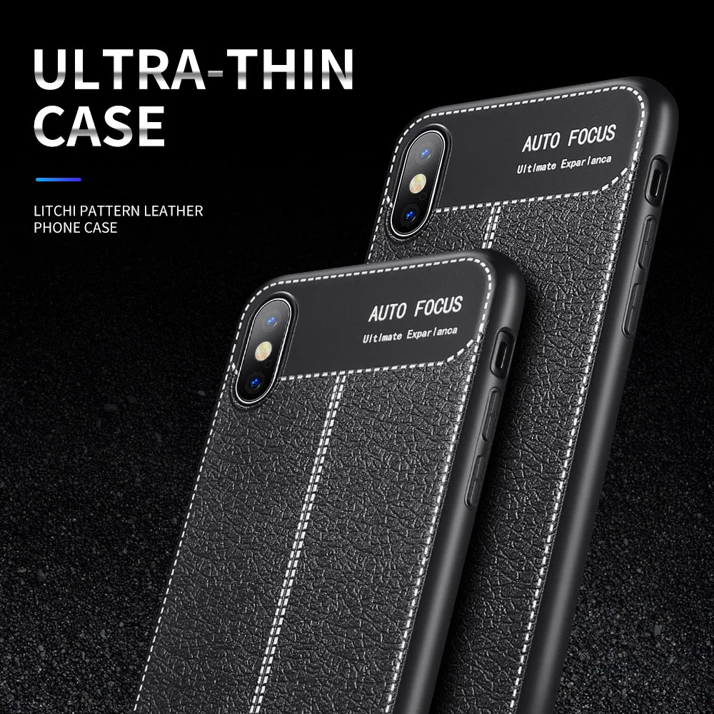 KISSCASE Litchi Pattern Phone case for Xiaomi Redmi Note 6 5 pro 4x Ultra Thin Soft Case Back Covers | Мобильные телефоны и