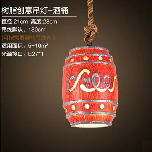 Винтажный светодиодный подвесной светильник в стиле лофт потолочный из