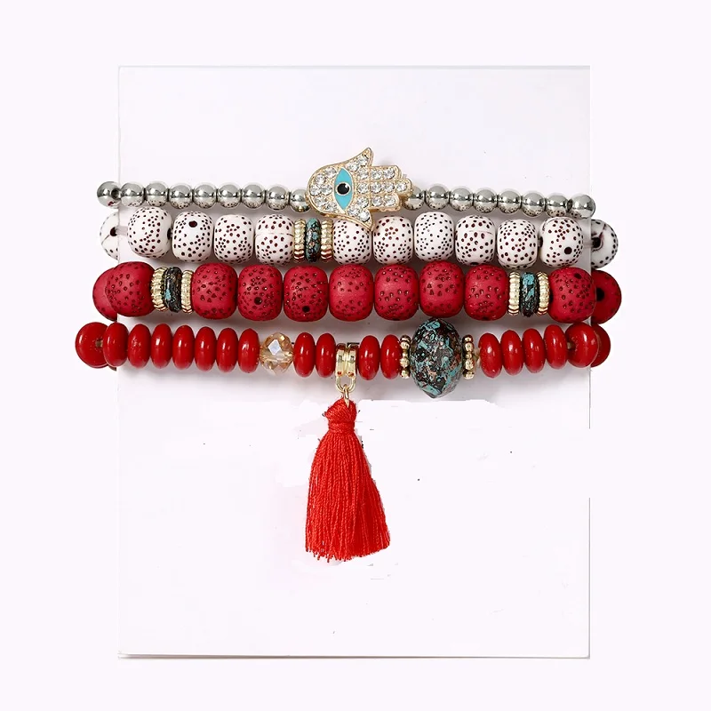 Богемский Браслет этнический новинка 2019 модный ретро многослойный браслет с