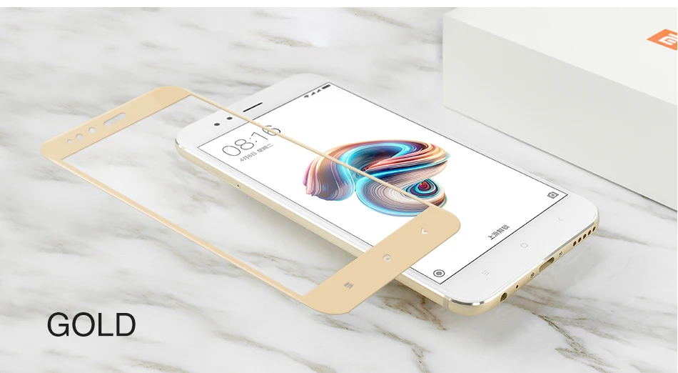 CAPAS для Xiaomi mi A1 5X Закаленное стекло протектор экрана для mi A1 mi 5X почти полное покрытие защитная пленка взрыв царапин