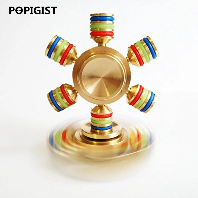 Popigist Непоседа счетчик seprovider 6 крылатый колесо обозрения сплав EDC руки Spinner Съемная