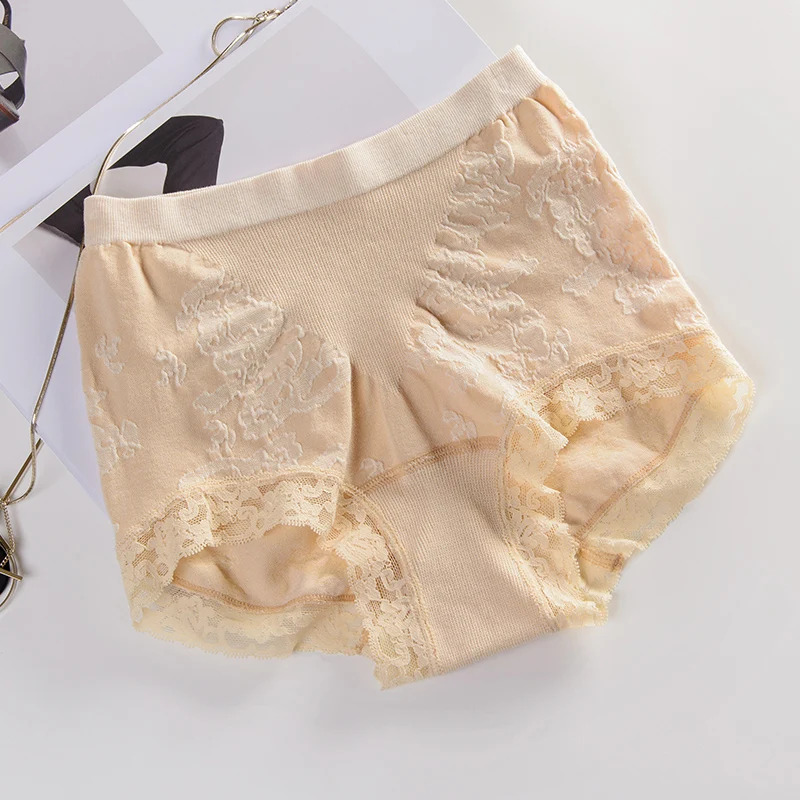 GUIYI женские сексуальные трусики хлопковые тонкие эластичные бесшовные кружевные
