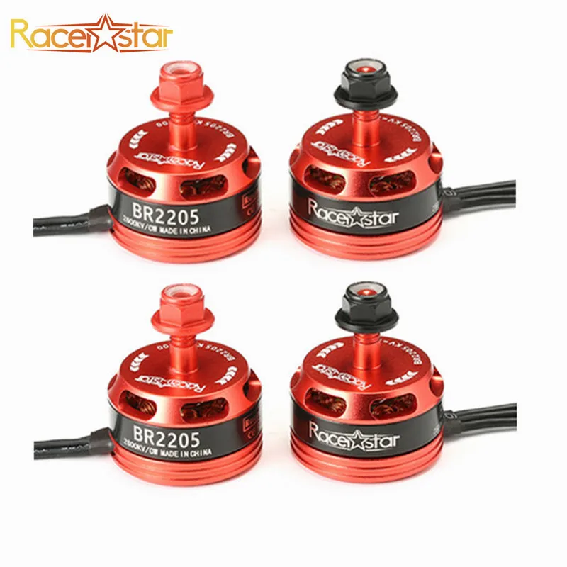 Горячая Распродажа 4 шт. Racerstar Racing Edition 2205 BR2205 2600KV 2-4S CW/CCW бесщеточный двигатель для