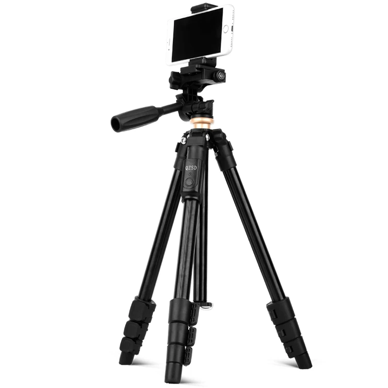 2018 Популярная Профессиональная Регулируемая черная алюминиевая селфи палка QZSD