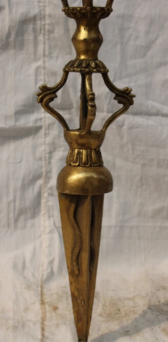 song voge gem S3000 20&quot Tibet Temple Brass Hayagriva Head Statue Vajra Phurpa Evil Spirits Talismans | Дом и сад