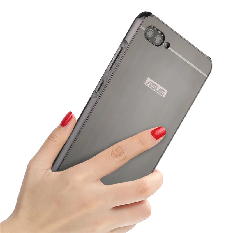 Чехол Для Zenfone 4 Max ZC554KL с металлическим покрытием чехол матовой задней крышкой