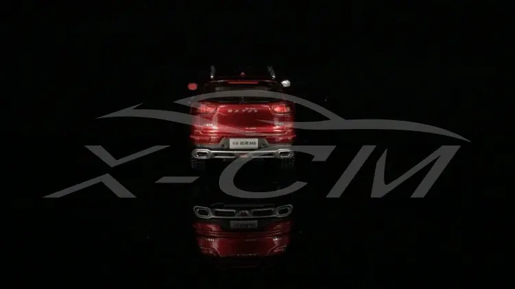 Литая под давлением модель автомобиля Great Wall все новые Haval H6 1:43 может отодвинуться(красный)+ маленький подарок