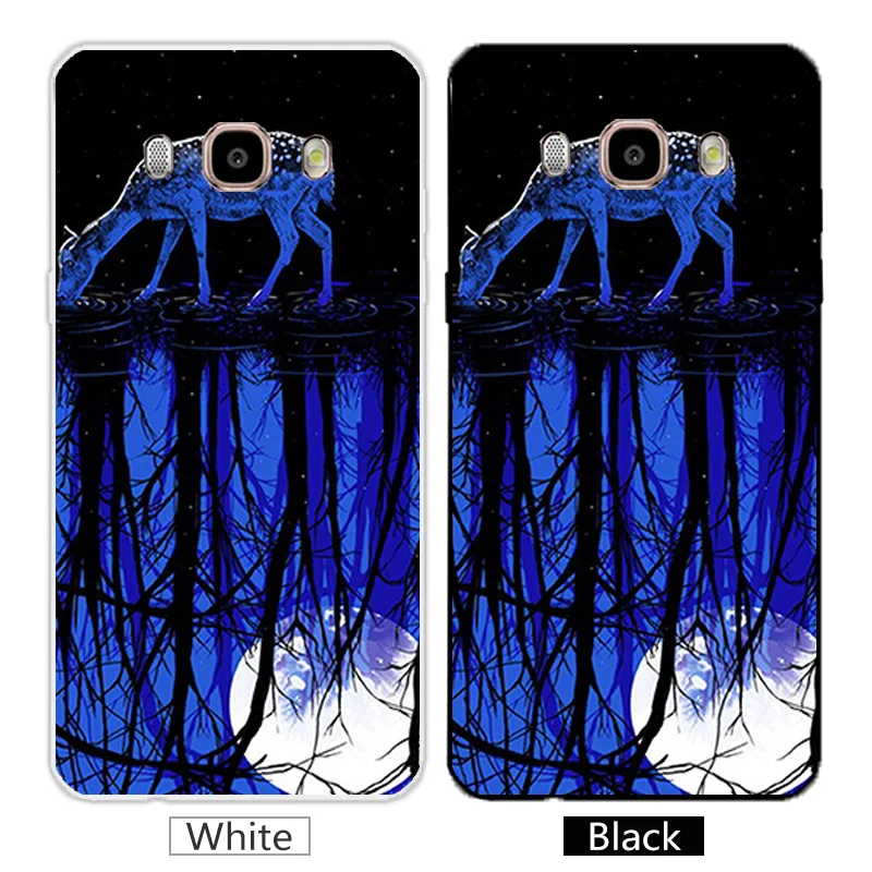 for Samsung J5 2016 Case Soft Silicone Cover Capa 5.2&quot For Galaxy J510 J5108 Bizarre Phone Cases Black Shell |