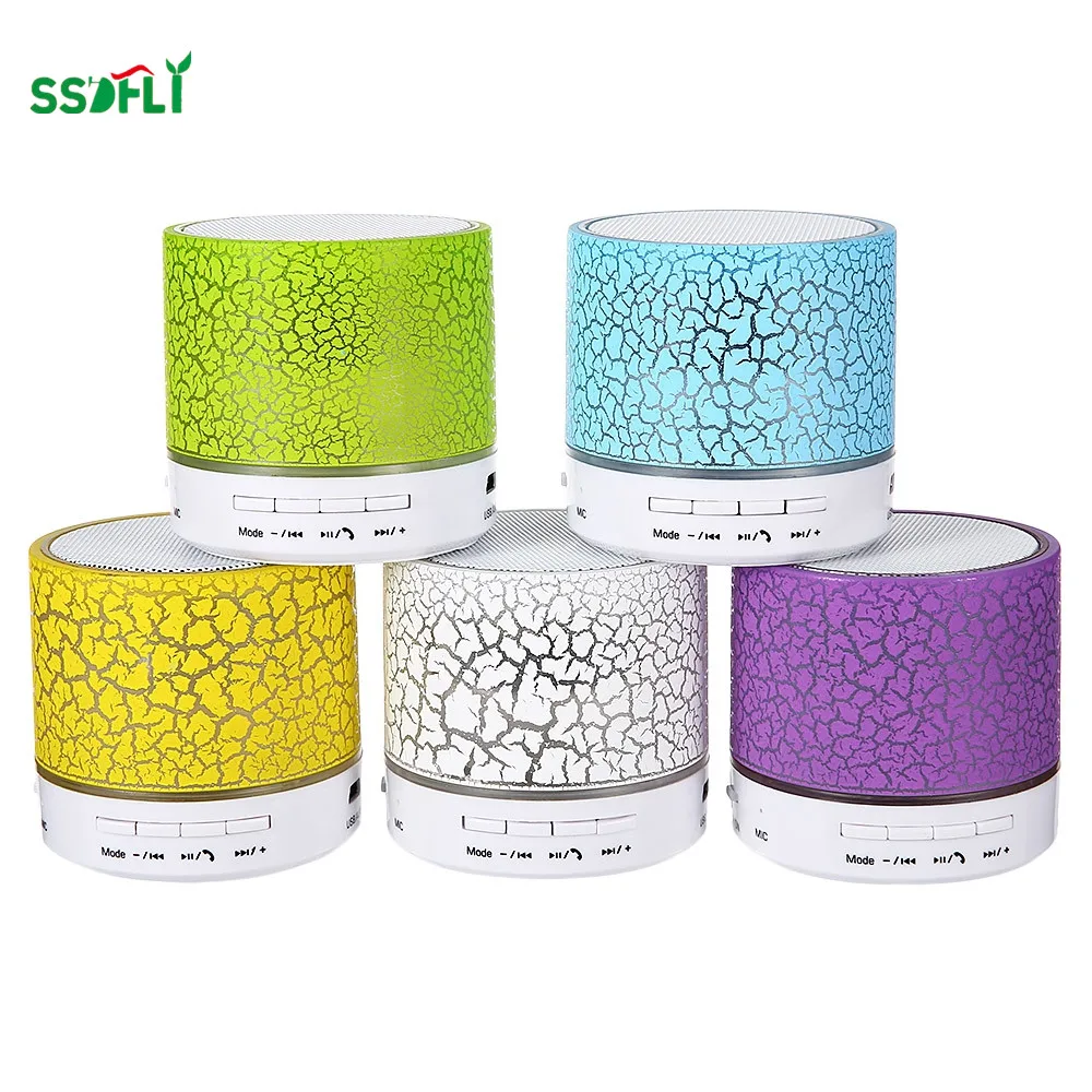 Беспроводной мини динамик ssdfly A9 Bluetooth светодиодный TF USB портативный сабвуфер 3 5 мм