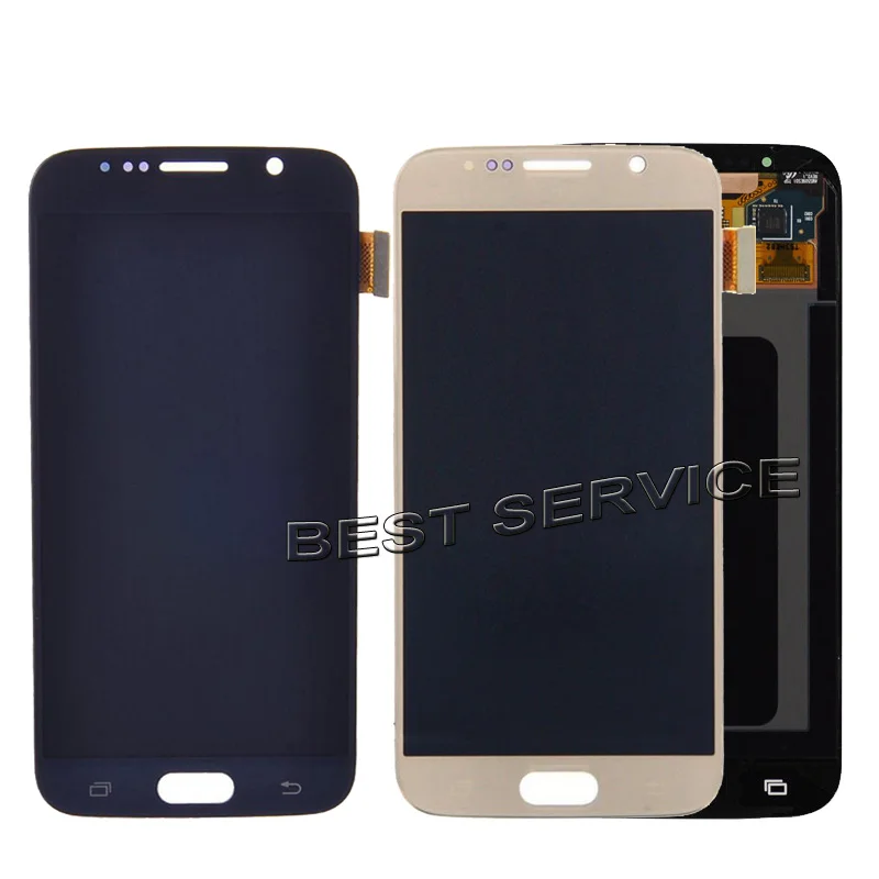 Оригинальный сменный ЖК дисплей 5 1 дюйма Super AMOLED S6 для SAMSUNG GALAXY G920 SM G920F G920FD