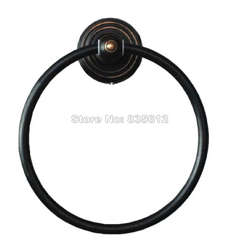Настенный держатель для полотенец Wba072 черная бронзовая втираемая маслом