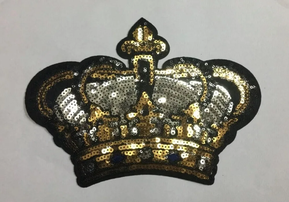 DD 1pc Crown Embroidery Lace Sticker Fabric Sweater Clothing Patch T-shirt DIY Decoration | Дом и сад