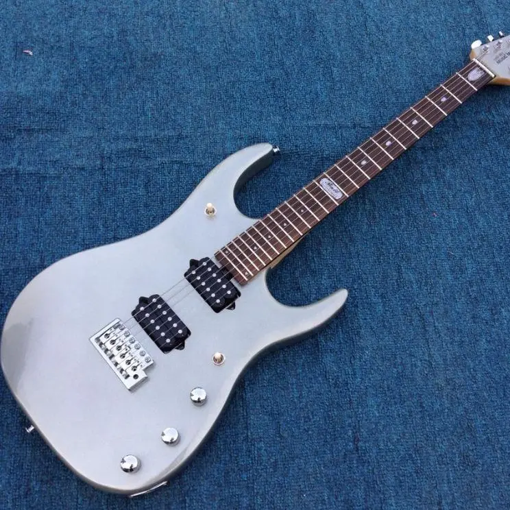 Электрогитара Musicman JPX1 серебристого цвета|Электрогитара| |