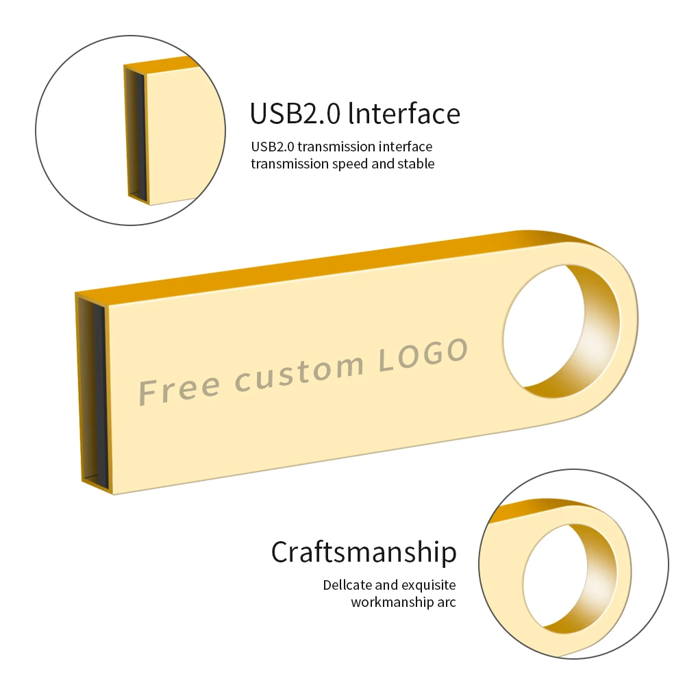 Usb флеш-накопитель 32 Гб 2,0 металлическая ручка-накопитель 64 Гб Флешка 16 ГБ 8 ГБ 4 ГБ 128 ГБ серебристый флеш-накопитель в виде ключа Водонепроницаемый логотип на заказ