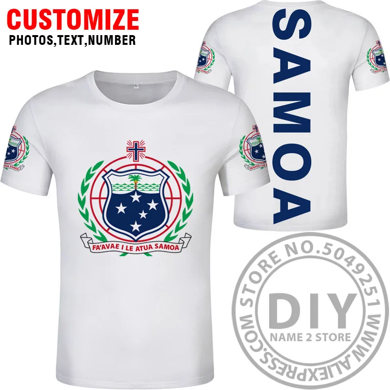 Style 6 Самоа футболка diy на заказ имя номер wsm футболка Национальный флаг ws западная страна респиратор печать фото текст логотипы одежда - Цвет: Style 6