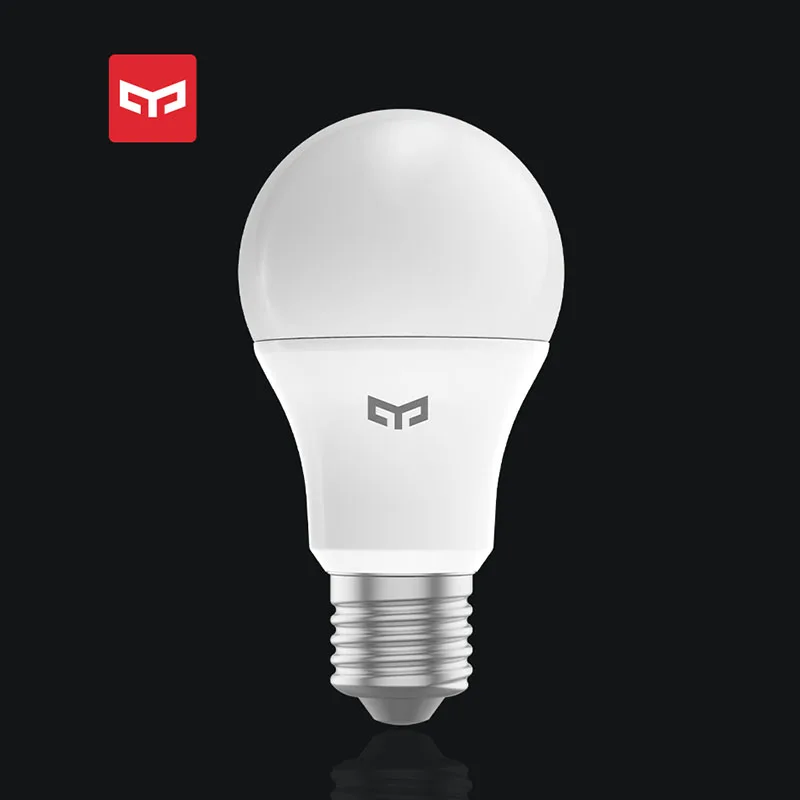 Оригинальный Xiaomi Yeelight светодиодные лампы 7 W 6500 K холодный белый E27 220 V Lightfor