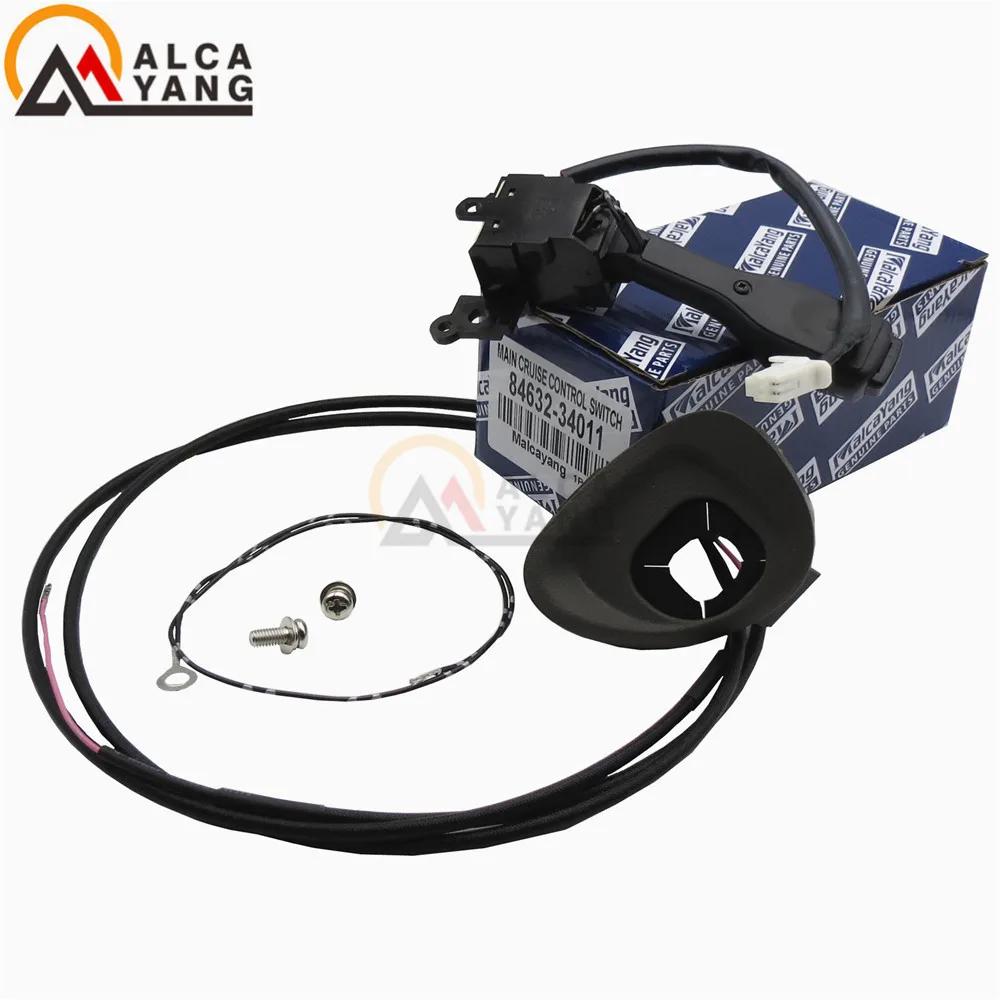 set Круиз-контроль переключатель для Toyota Verso Corolla Auris Yaris Hybrid Avensis 84632-0F010 45186-06210-E0 90159-50199 - Цвет: set
