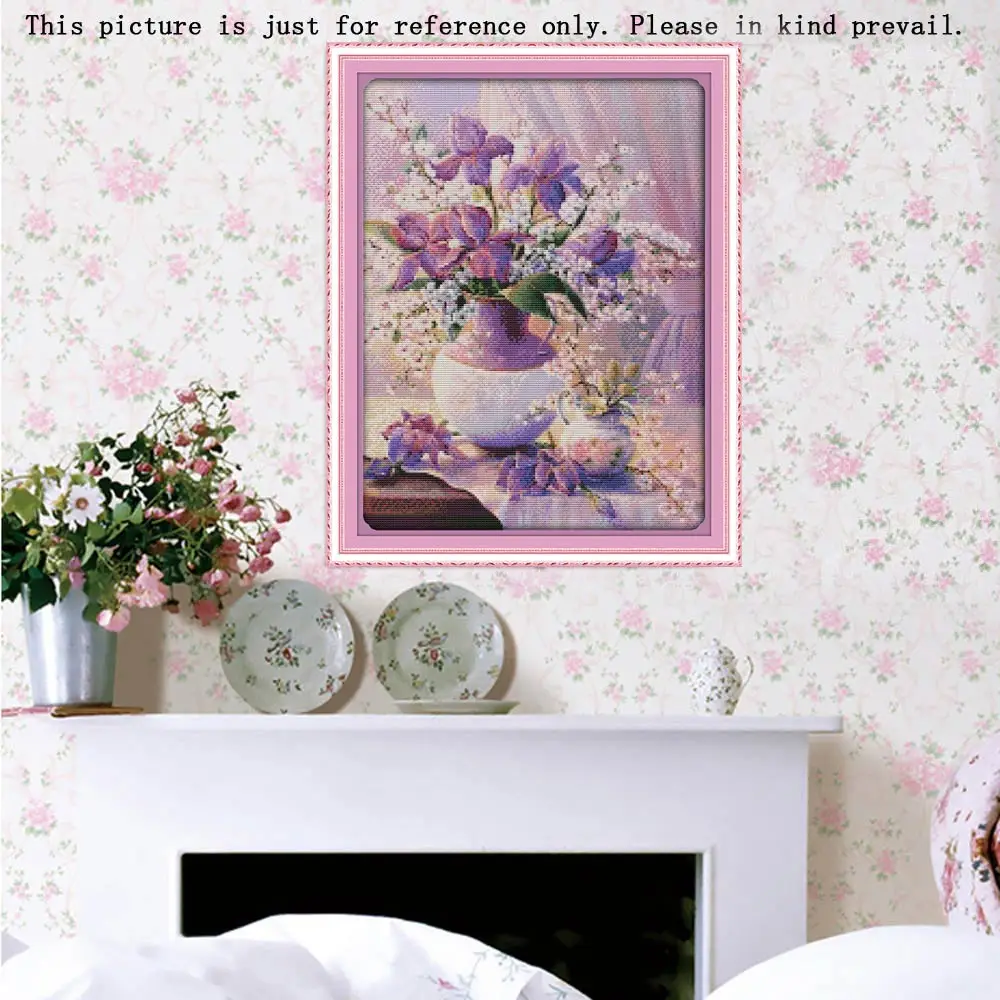 Набор для вышивки крестиком 38*47 см набор рукоделия с счетным крестом 14 карат