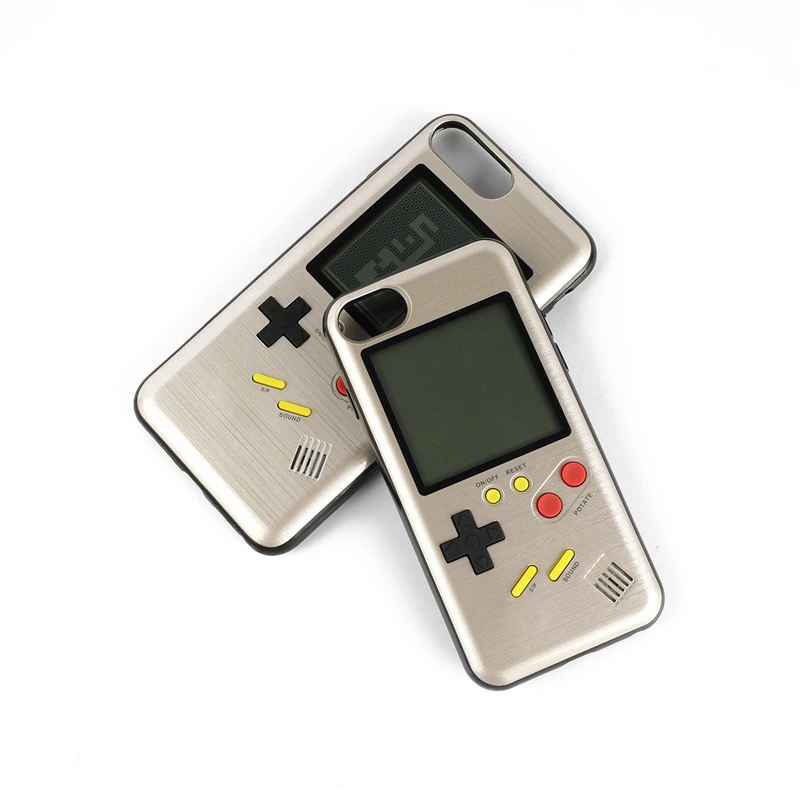 Двойного назначения игры игроки тетрис телефона чехол для Iphone х Ручные игры Телефон защитных чехлов игры телефоны протектор крышка чехол тетрис тетрис сехол тетрис тетрисы