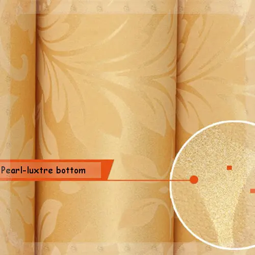 non-woven wallpaper gold background wall damask classic papers home decor bedroom tapete for living room wp123 KI | Обустройство дома