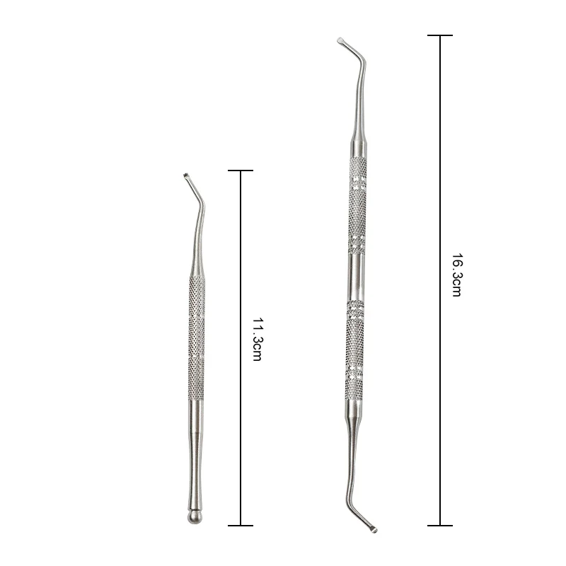 Ложка для маникюра LadyMisty из нержавеющей стали пилочка вросших ногтей педикюра