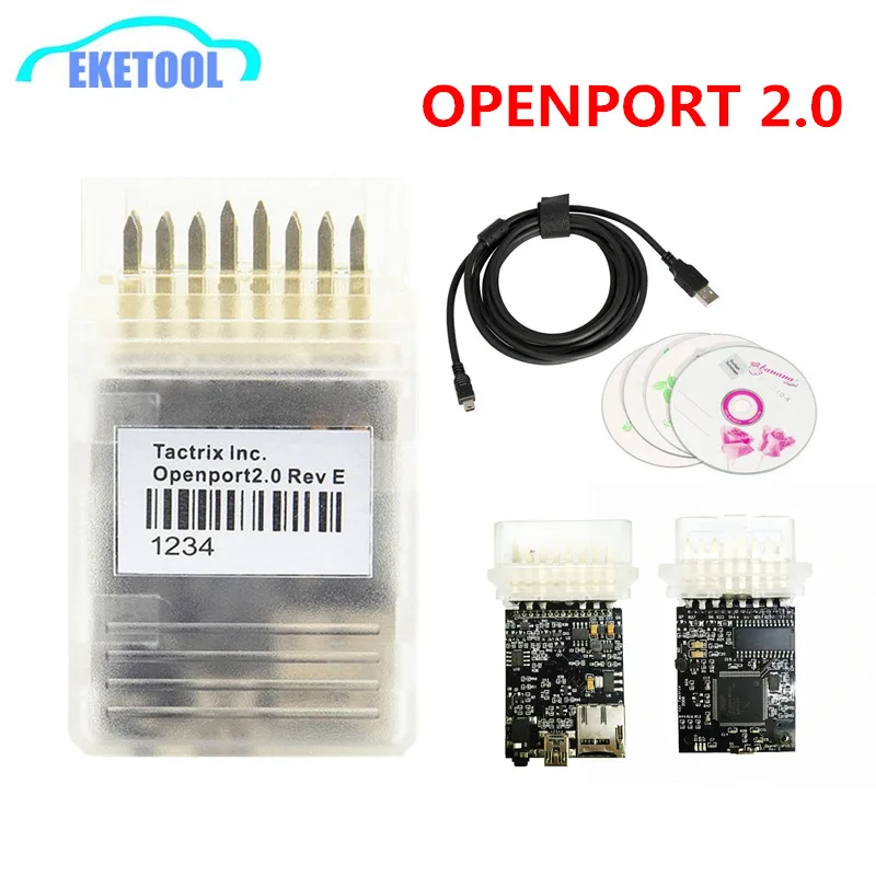 Tactrix inc. OpenPort 2,0+ ECUFLASH Авто ECU чип Тюнинг инструмент J2534 работает Techstram/JLR PRO для Toyota/Landrover/Jaguar