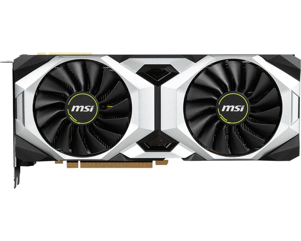 MSI graphics card GeForce RTX 2080Ti VENTUS 11G OC 11GB GDDR6 1635 MHz 4352 Units 352-bit 14 Gbps PCI Express x16 3.0 видеокарта