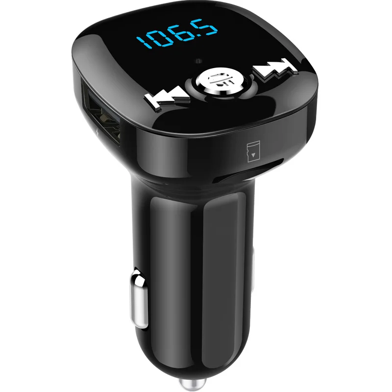 Jilang Bluetooth Handsfree FM передатчик автомобильный комплект аудио mp3-плеер с 2.4A двойной USB