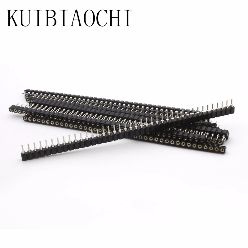 A04 gold plated 5Pcs/lot Single Row 40Pin 2.54mm Round Female Pin Header | Обустройство дома