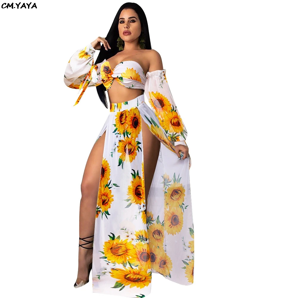 Женский пляжный комплект из 3 предметов с открытыми плечами лифом без бретелек и