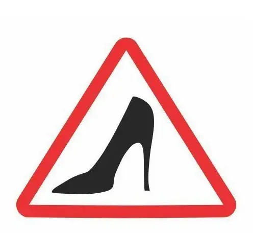 Внимание леди драйвер забавная шутка женщины девушка виниловая наклейка на