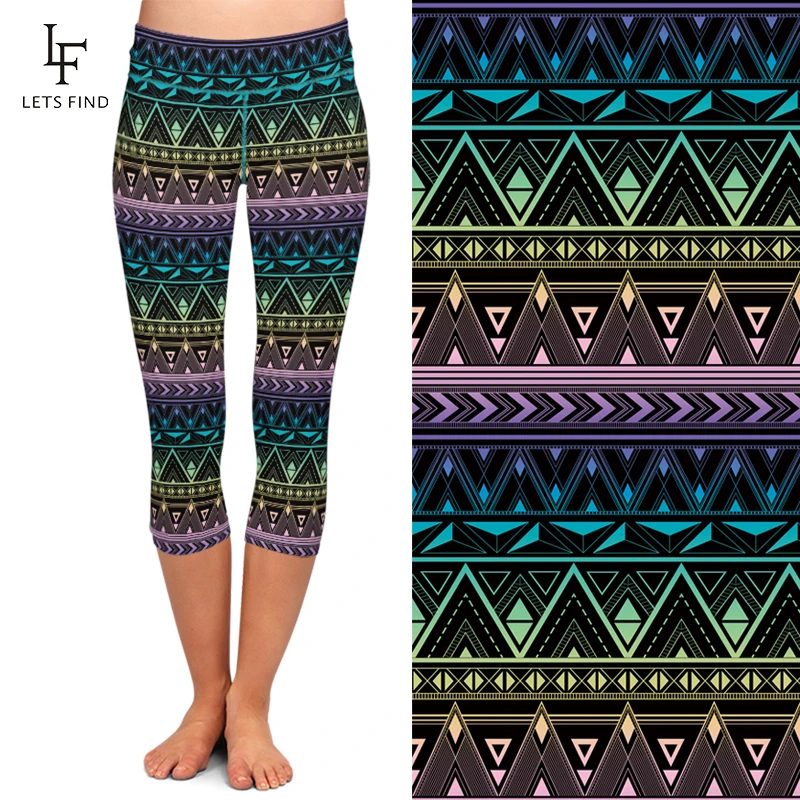 LETSFIND Новая мода узором в стиле Ацтек штаны с рисунком панк ботильоны для детей