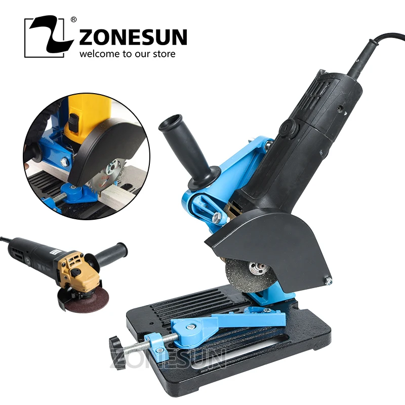 Угловая подставка ZONESUN держатель для шлифовальной машины кронштейн с основанием