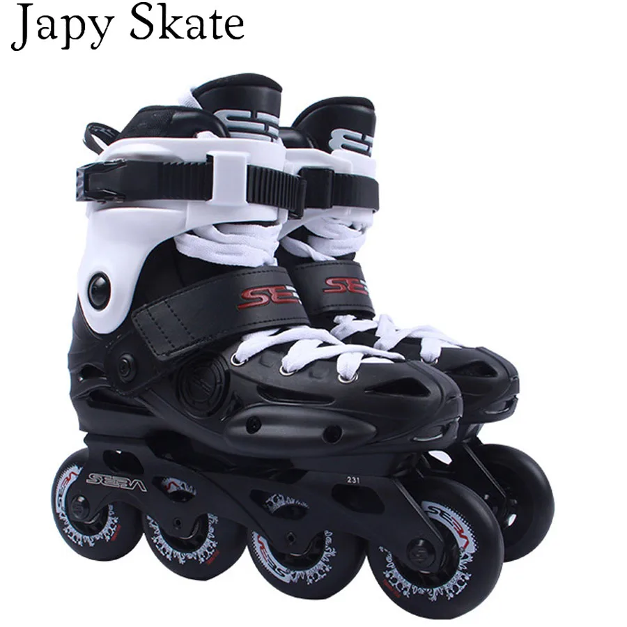 Japy Skate SEBA EB Профессиональный Инлайн ролики для слалома взрослых роликовые коньки обувь скольжения катание Patines