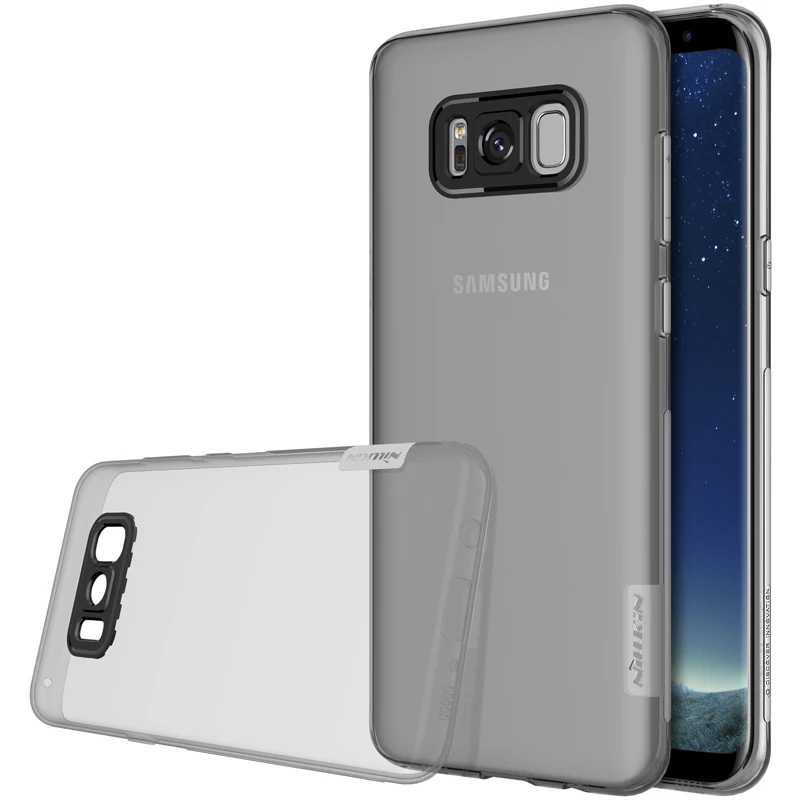 Силиконовый чехол Nillkin для Samsung Galaxy S8 Plus прозрачные мягкие чехлы из ТПУ задняя