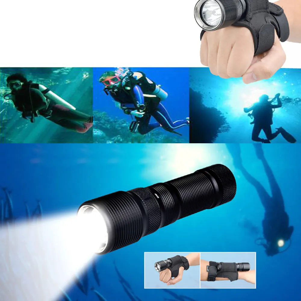 TrustFire DF008 светодиодный светильник фонарь для дайвинга магнитный переключатель