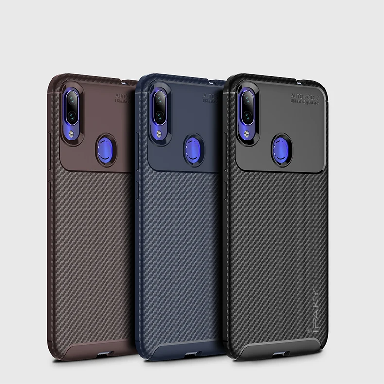 IPAKY для Xiaomi Redmi Note 7 Чехол Мягкий силиконовый чехол бампер противоударный чехол роскошные чехлы для телефонов Xiomi Redmi Note7 чехлы