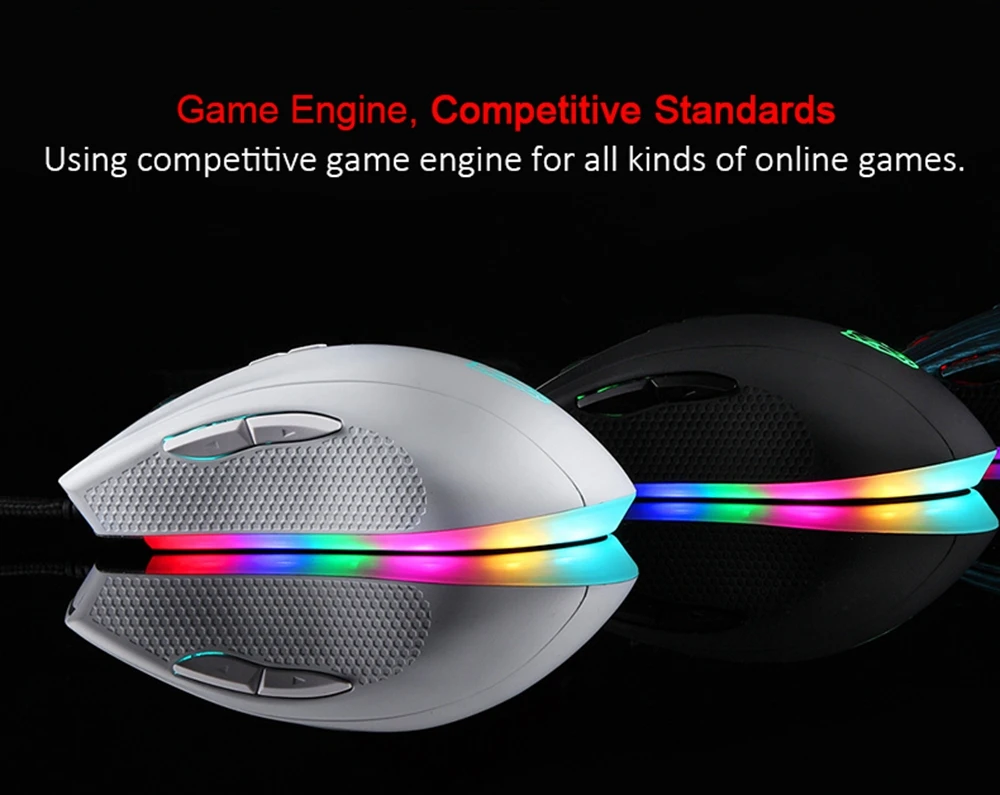 Новое поступление Motospeed V60 5000 dpi Проводная игровая мышь 7 клавиш Сверхбыстрая Pmw3325 Высокоточный оптический двигатель 100 дюймов/с