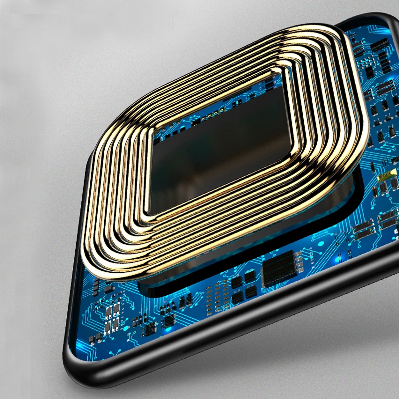 Автоматическая USB быстро Каррегадор Qi сем Беспроводной для samsung S9 плюс телефона